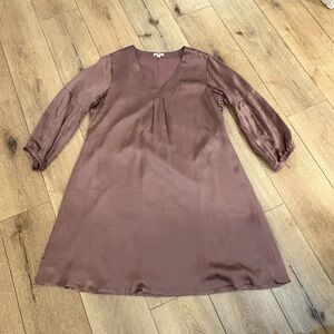 Garnet hill silk dress